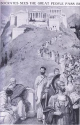 Socrate vede passare le grandi persone